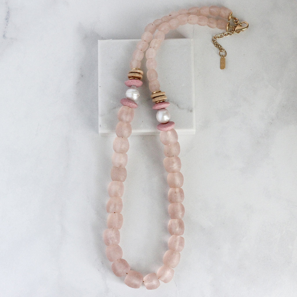 Annabelle Necklace - Pink