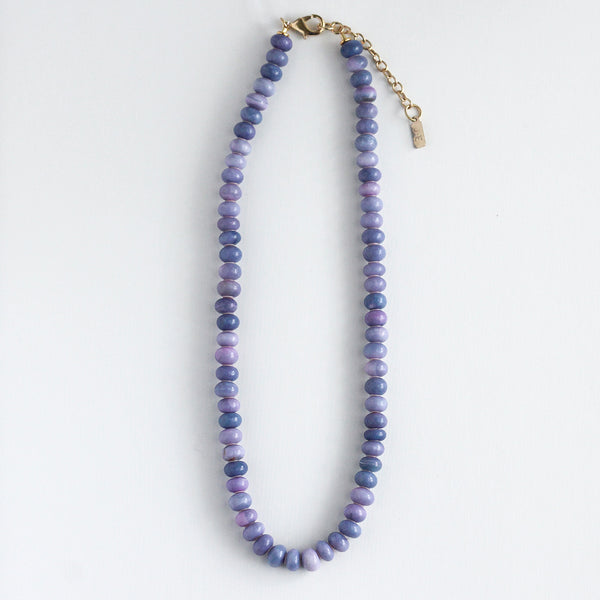 Candy Gemstone Necklace - Periwinkle Opal