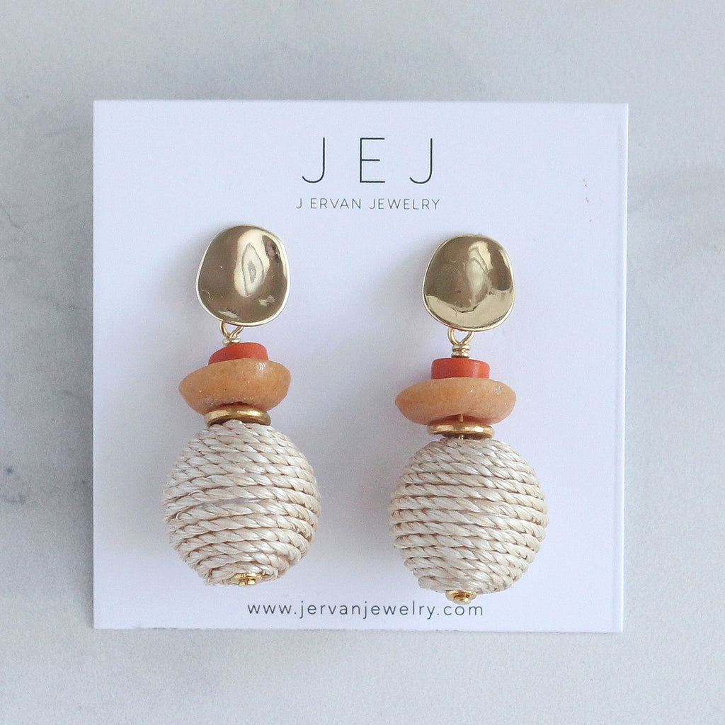 Seabrook Earring - Orange