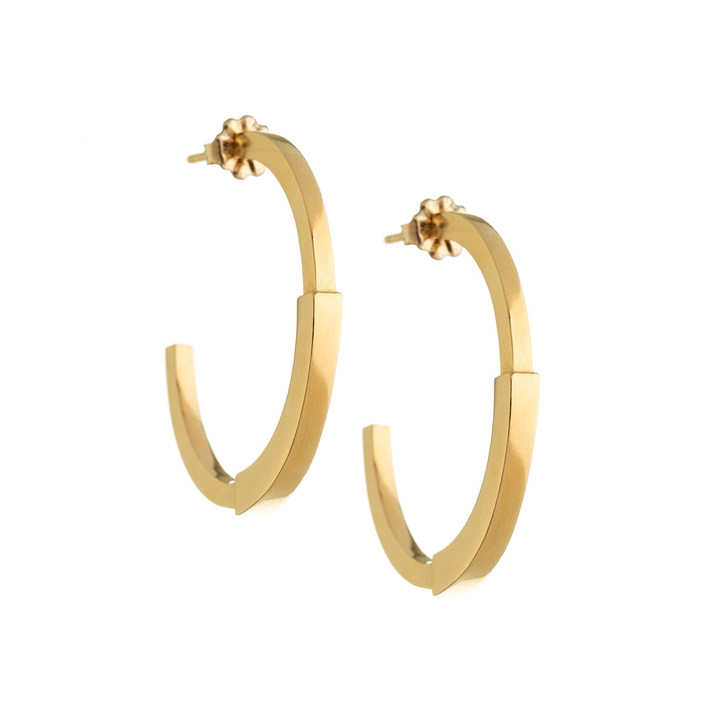 Loma Small Hoops – J. Ervan Jewelry